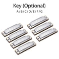 thumbnail image 2 of Suzuki 1072-C Folkmaster Standard 10-Hole Diatonic Harmonica Key of C 20 Tone for Beginner Student, 2 of 5