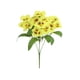 thumbnail image 2 of Recortes De Plástico Ramo de flores artificiales de pensamientos amarillos de seda para decoración de bodas y hogares (1 pieza) Rkxzt, 2 of 9
