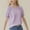 Purple, variant on Girls Athletic Shirts Quick Dry Short Sleeve Crew Neck T Shirts, Summer Tee Tops for Teen Girls 3-16 Years