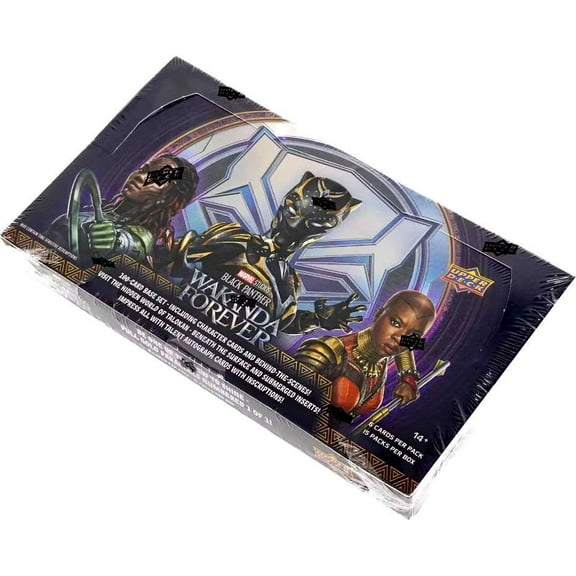 Collectible Marvel Studios Black Panther Wakanda Forever 2024 Upper Deck Hobby Box English TCG