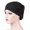 Black, variant on Adjustable Baseball Cap with Button Face Holder and Comfortable Head Wrap Design for Secure Fit Navy,One Size