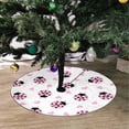 thumbnail image 2 of FMSHPON LadybugHearts Xmas Christmas Tree Skirt Stand Mat for Holiday Party Decoration Indoor Outdoor 36 inches, 2 of 3