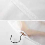 MaPinKa Large Clear Garment Bags 5-Pack - Moth-Proof Hanging Storage Covers for Travel, Dresses & Suits, Heavy-Duty Waterproof Fabric (40x24)