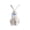 White, variant on NAOJIE Wicker Bunny Easter Bunny Decorations for Home - Rustic Woven Bunnies Easter Decor,Boho Spring Decor for Mantle,Shelf & Table Centerpiece(White)