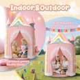 thumbnail image 2 of Play Tent Skirfy Kids Princess para niñas de 4 a 8 años, interiores y exteriores, 2 of 9