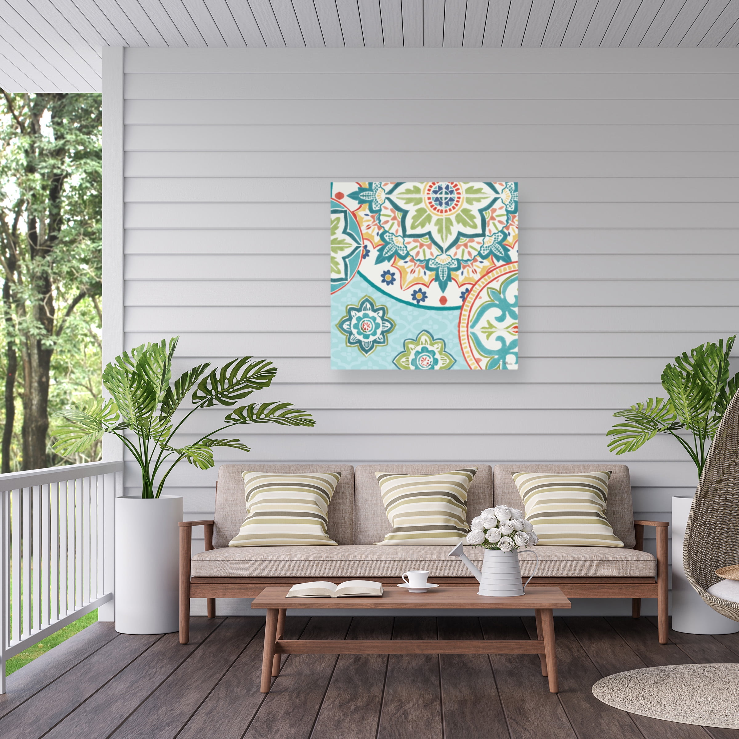 Pela Studio 'Colorful Journey II' Outdoor Canvas 24x32