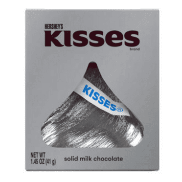 Hershey Kisses Solid Milk Chocolate 1.45oz 1ct