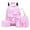 Rose Red, variant on Smrinog Tie Dye Backpack Student Schoolbag Laptop Bookbag 3 Piece Insulated Lunch Box