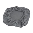 thumbnail image 2 of Fundas resistentes y lavables para cojines individuales de sofá y chaise longue de terciopelo. Gris, 2 of 6
