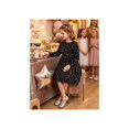 thumbnail image 4 of Girls Dress Black Sequin Long Sleeve Party Dinner Formal Celebration Dresses 8 Years, 4 of 9