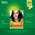 thumbnail image 5 of (5 pack) Nisha Creme Hair Color | Permanent Long Lasting Black Hair Dye Colour Kit | Natural Black | Mini Box 40gm / 1.35 Oz, 5 of 10