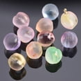 thumbnail image 2 of U8MO 10pcs 12mm Peach Shape Half Drilled Hole Lampwork Glass Loose Beads DIY Pendants-Blue, 2 of 5