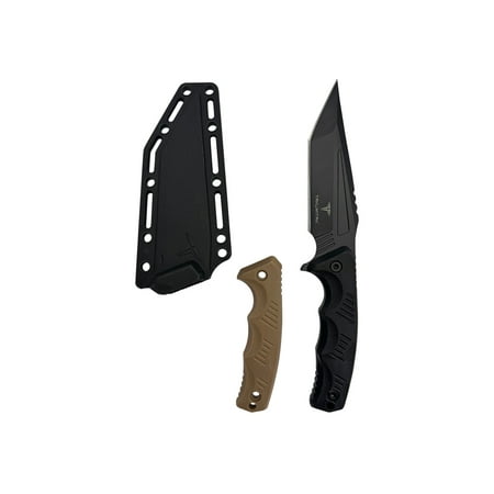 Takumitak Reaper Fixed Blade Knife 4.5 in Blade 3cr13 Black
