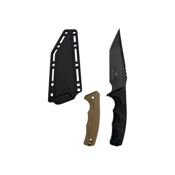 Takumitak Reaper Fixed Blade Knife, 4.5 in Blade , 3cr13, Black
