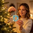 thumbnail image 7 of AZXY Christmas Ocean Themed Letter Acrylic Hanging Ornament, Seaside Snowflake Alphabet Pendant, Home Christmas Decorations, Personalized Holiday Keepsake for Xmas Tree Wreath Window, D, 7 of 7