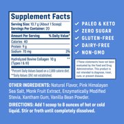 NativePath Vanilla Bean Collagen Peptides Powder, Grass-Fed Type 1 and 3, Keto, 20 Servings