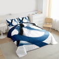 thumbnail image 3 of Castle Fairy Vintage Oil Painting Twin Comforter Sets,Abstract Mid Century Bedding Set, 3 of 8