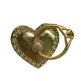 thumbnail image 3 of Unatoiry Heart Shaped Mobile Phone Support Rhinesone 360 Degree Rotating Frame Brackets Accessories white, 3 of 3