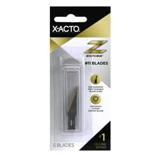  X-ACTO Compression Basic Knife Set, 3 Knives, 13 Blades, Soft  Carry Case, 17 Count & X-ACTO 11 Classic Fine Point Replacement Blades, 40  Count : Arts, Crafts & Sewing