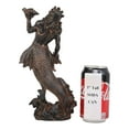 thumbnail image 4 of Ebros Greek Mythology God of The Seas and Tremors Merman Poseidon Statue Neptune Holding Ocean Sea Conch Figurine Nautical Coastal Collection Roman Greco Olympian Gods Decor Sculpture, 4 of 4