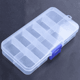 thumbnail image 4 of 6Pcs 10-Slot Portable Plastic Resistors Electronic Component Case Box, 4 of 9