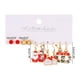 thumbnail image 2 of Fiudx Ofertas De La Semana Juego De Pendientes Navideños Con Diseño De Papá Noel, Pendientes Para Árbol De Navidad, Regalos Para Mujeres, 2 of 4