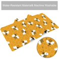 thumbnail image 6 of Bee with Honey Extended Gaming Mouse Pad Large Desk Mat with Non-Slip Rubber Base and Stitched Edges,Keyboard Mouse Mat Desk Pad for Work,Game,Office,Home 35.4 * 15.7 Inch, 6 of 6