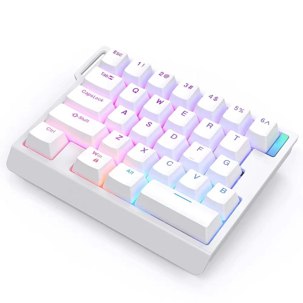 ZUOYA One Handed Magnetic Switch Gaming Keyboard, 8K Polling Rate Rapid Trigger Snap Tap for Valorant PC