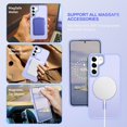 thumbnail image 2 of for Samsung Galaxy S22 Case, Galaxy S22 Magnetic Case [Compatible with MagSafe] Translucent Matte Slim Shockproof Women Men Protective Case Cover for Samsung Galaxy S22 6.1", Lavender, 2 of 18