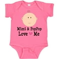 thumbnail image 3 of Inktastic Mimi and Poppop Love Me Grandchild Boys or Girls Baby Bodysuit, 3 of 5