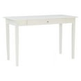 thumbnail image 1 of Linon Evans Bureau en Bois à un Tiroir, Blanc, 1 of 21