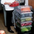 thumbnail image 3 of Rubbermaid Commercial 3308 CLE cajas de comida/bolsa, 8 1/2 Gal, 26 W x 18 D x 6 H, transparente, 3 of 3