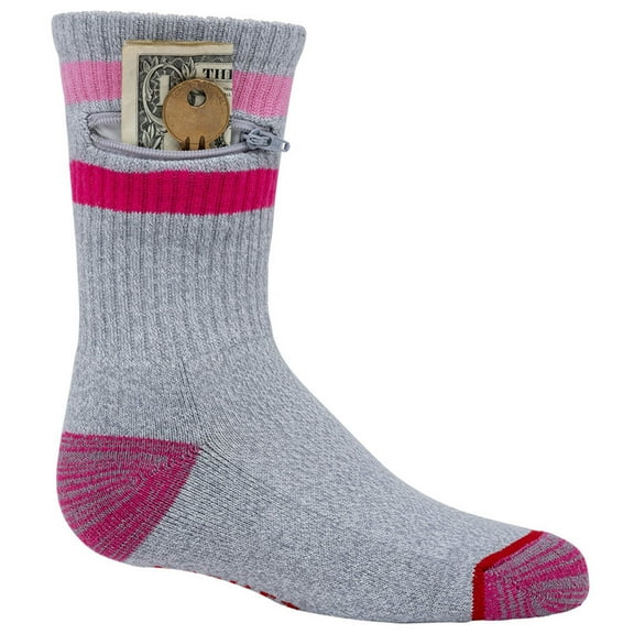 Pocket Socks®, Kids, Pink Stripes