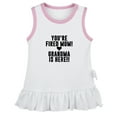 thumbnail image 1 of You're Fired Mom Grandma Is Here Funny Dresses For Baby, Newborn Babies Skirts, Infant Princess Dress, 0-24M Kids Graphic Clothes (White Sleeveless Dresses, 18-24 Months), 1 of 4