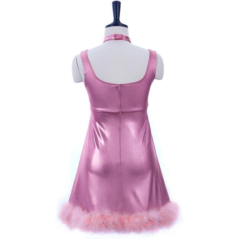 open lace back dress Michelle McDowell Everly Dress in Tiger Tail Purple