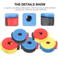 thumbnail image 6 of FRCOLOR Universal Drum Fixing Nuts 5Pcs Plastic for Drum Set Parts 3.8x3cm, 6 of 8