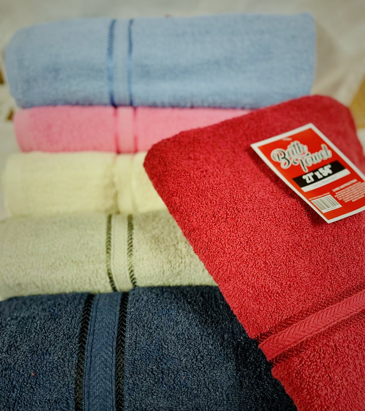 3-Pack Mystery Deal: Ultra-Soft Bathroom Towels - 54 x 27 100% Cotton  Large Bath Towels