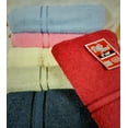 thumbnail image 2 of Pack of 6 Bath Towels 27 x 54 Inches, 100% Cotton, Larger & Lighter Weight, Quicker to Dry, Super Soft and Absorbent, Perfect for Bathroom (Multicolor, Pack of 6 (27''x54'')), 2 of 9