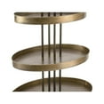thumbnail image 5 of Tripar International 67" Burnished Gold Finish Six Tier Oval Display Tower Shelf, 5 of 6