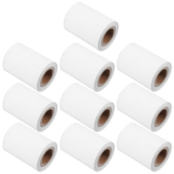 HOMEMAXS 10pcs Thermal Paper Rolls Thermal Paper Receipt Paper Thermal Receipt Paper For Cash Registers Printers