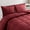 Burgundy, variant on Elegant Comfort 3-Piece Comforter Set, Down Alternative Box Stitched, Ultra Soft All-Season Bedding with Shams, Plush Cozy Duvet Insert with Corner Tabs - California King, Black