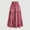 Red, variant on Zunfeo Maxi Skirts for Women Elastic High Waisted Summer Skirts Ruffles A-line Prairie Skirt for Vacation Beach Black L