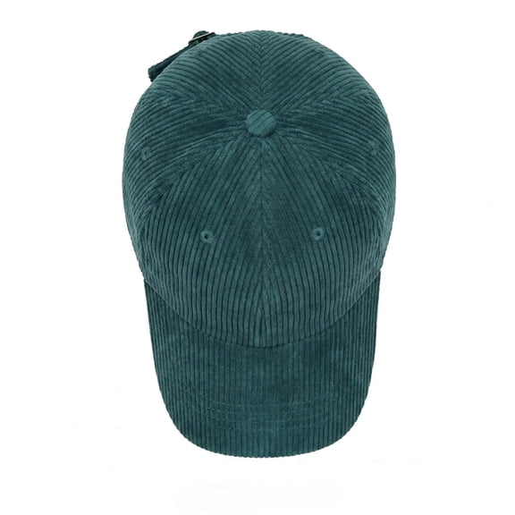 OOOUM Corduroy Baseball Caps For Women Men Comfortable Warm Soft Winter Hats Unisex Adjustable Dad Hats Green