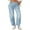 Sky Blue, variant on YDLCAFD Mid Rise Barrel Jeans For Women Wide Leg Mid Waist Cropped Denim Pants Baggy Boyfriend Jeans With Pockets S