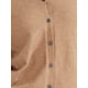 thumbnail image 5 of Cárdigan de suéter ligero de mujer INSPIRE CHIC con cuello redondo y botones XL Camel, 5 of 6