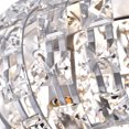 thumbnail image 2 of Hong Kong Best New Zhu Yuan Lighting Co. Arrakis 5 - Light Chandelier Style Geometric Flush Mount Silver, 2 of 3