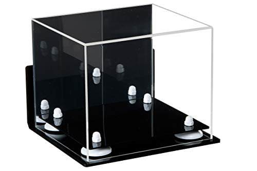 Versatile Display Case Mirrored Black Risers 7.75" x 7.75" x 8.5" A015-BR 