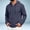 Blue, variant on Men's Full Zip Up Hoodie Drawstring With Pocket Casual Sweatshirt Top Basic Minimal Tops Green 2XL