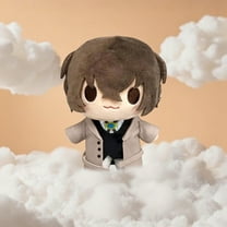 Bungo Stray Dogs Plush Doll Anime Bsd 7.8" Dazai Osamu Character Plush Stuffed Toy(Brown-20Cm)