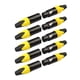 thumbnail image 2 of 5 pares de 3 conectores XLR macho y hembra, adaptador de cable de micrófono, amarillo, 2 of 9